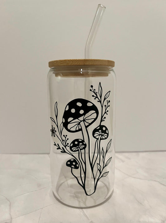 Trinkglas "Mushrooms"